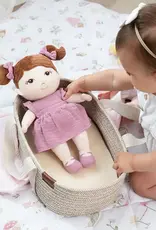 Living Textiles Living Textiles Cotton Rope Doll Basket - Blush