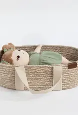 Living Textiles Living Textiles Cotton Rope Doll Basket - Blush