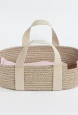 Living Textiles Living Textiles Cotton Rope Doll Basket - Blush