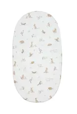 Living Textiles Living Textiles Organic Bassinet Fitted Sheet - Australiana