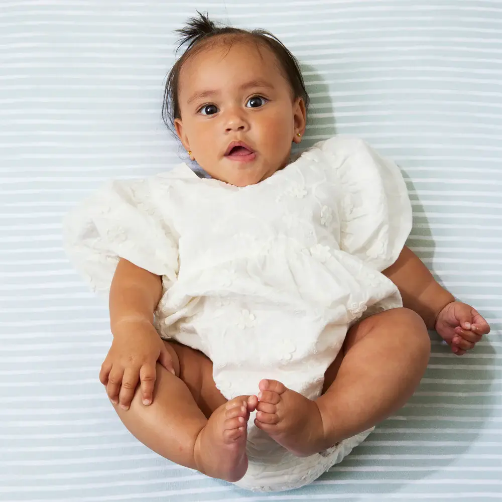 Living Textiles Living Textiles 2 Pack Organic Bedside Sleeper Fitted Sheet - Roam & Roar