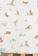 Living Textiles Living Textiles 2 Pack Organic Cot Fitted Sheet - Australiana