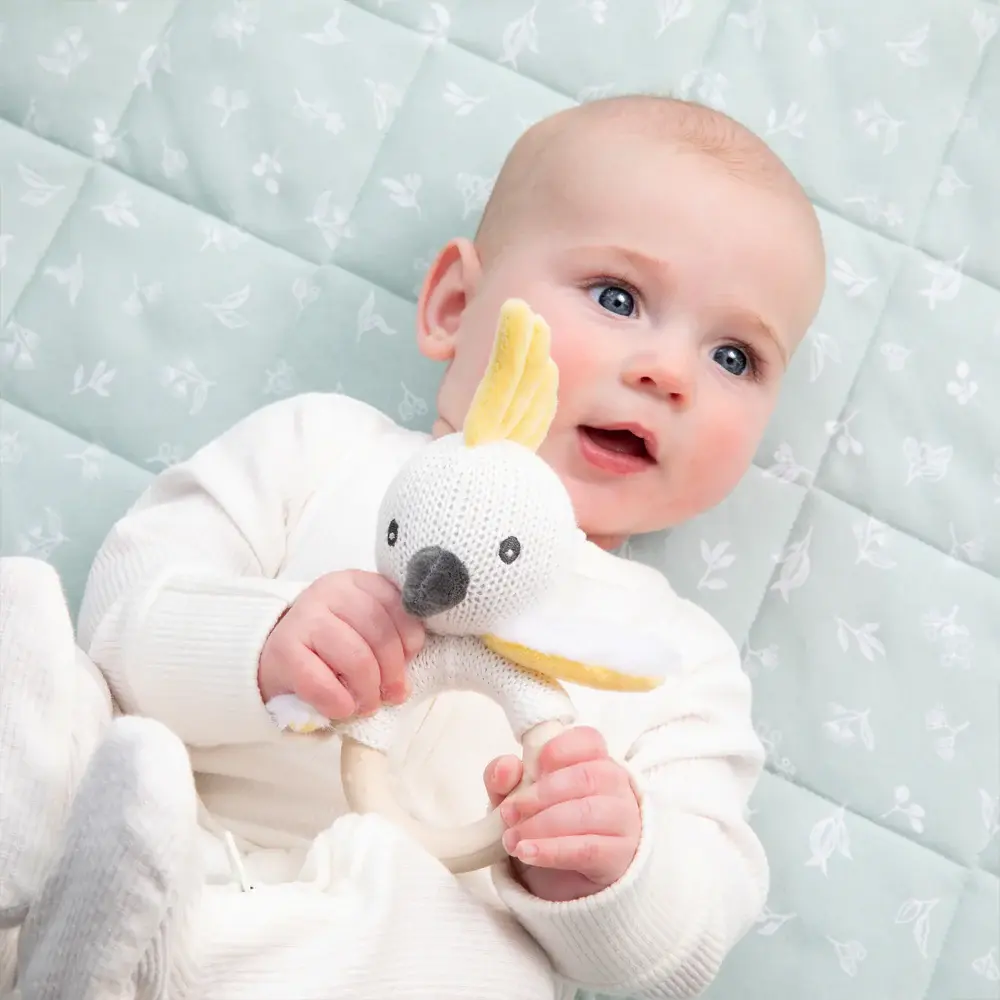 Living Textiles Living Textiles Reversible Quilted Cot Comforter - Australiana