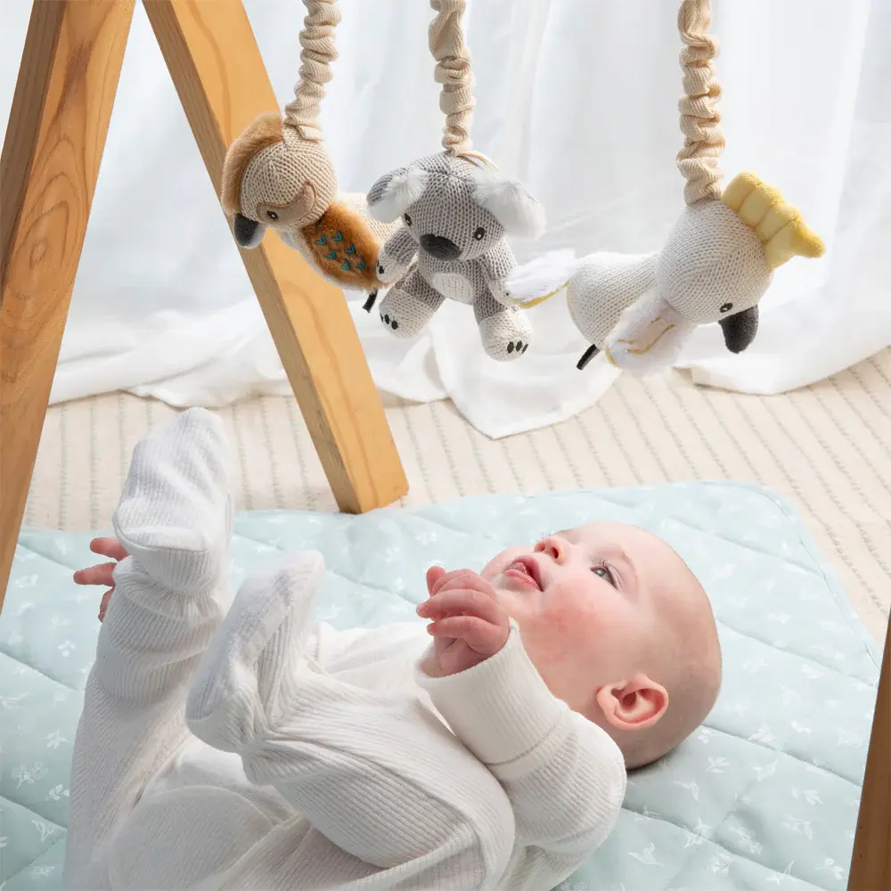 Living Textiles Living Textiles Reversible Quilted Cot Comforter - Australiana