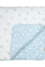 Living Textiles Living Textiles Reversible Quilted Cot Comforter - Elephant Playtime