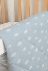 Living Textiles Living Textiles Reversible Quilted Cot Comforter - Elephant Playtime