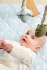 Living Textiles Living Textiles Reversible Quilted Cot Comforter - Elephant Playtime