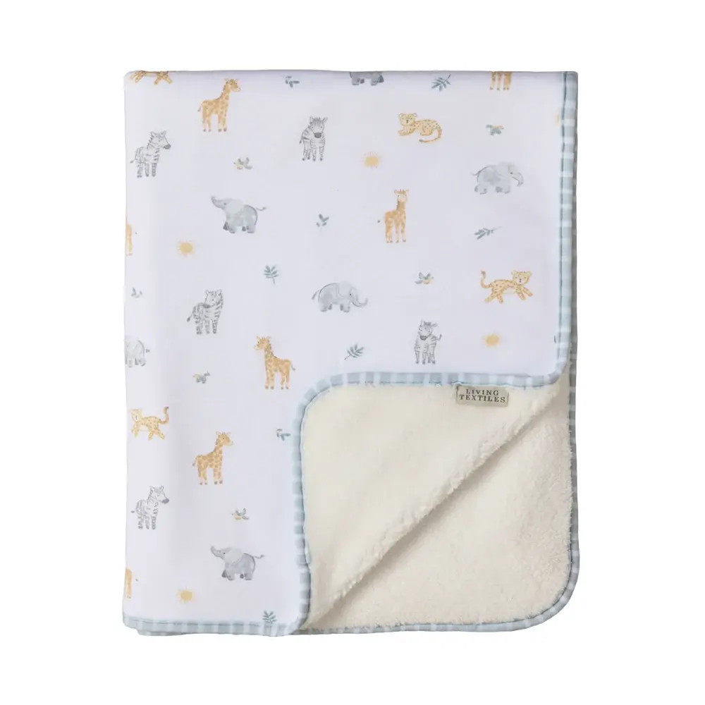 Living Textiles Living Textiles Sherpa Pram Blanket - Roam & Roar