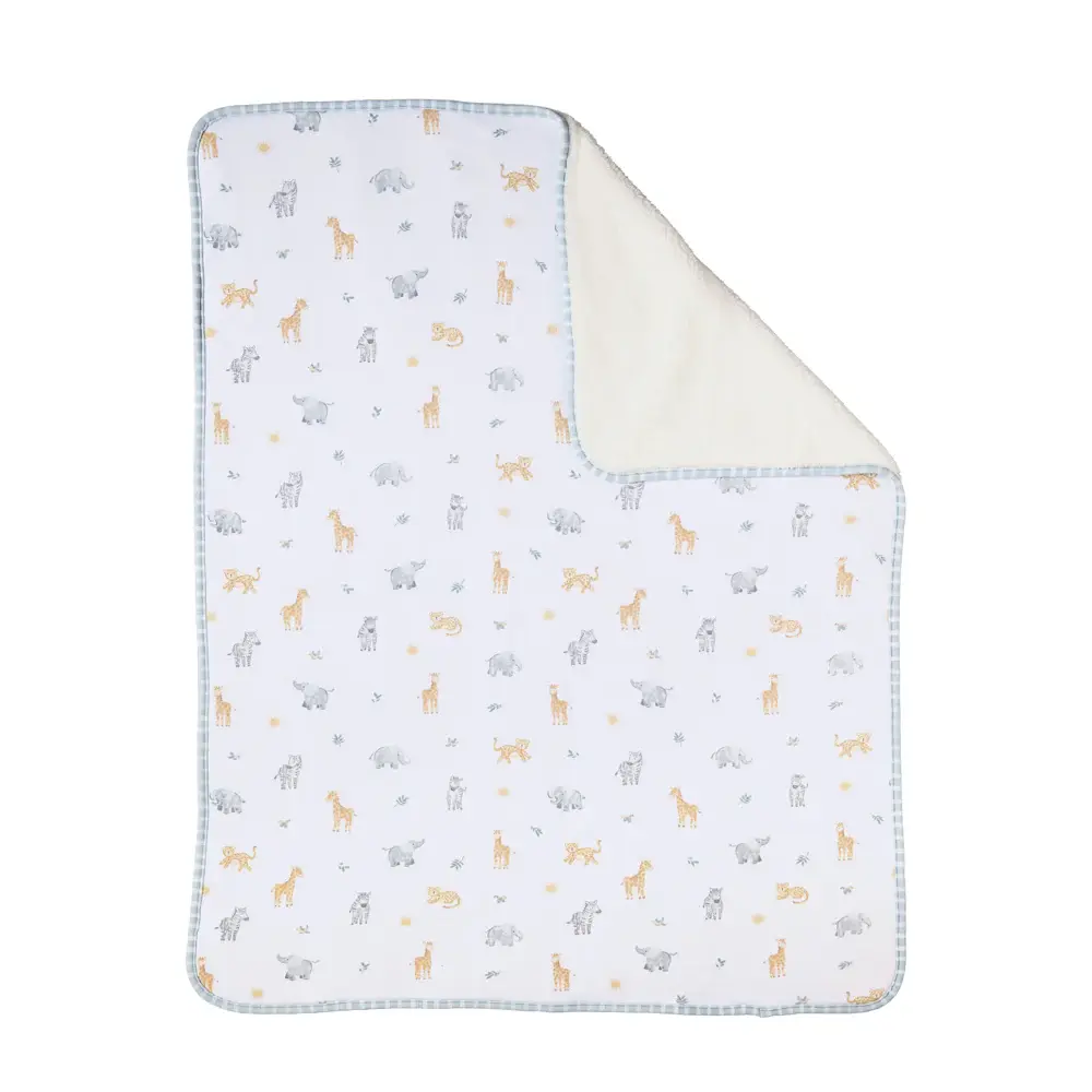 Living Textiles Living Textiles Sherpa Pram Blanket - Roam & Roar