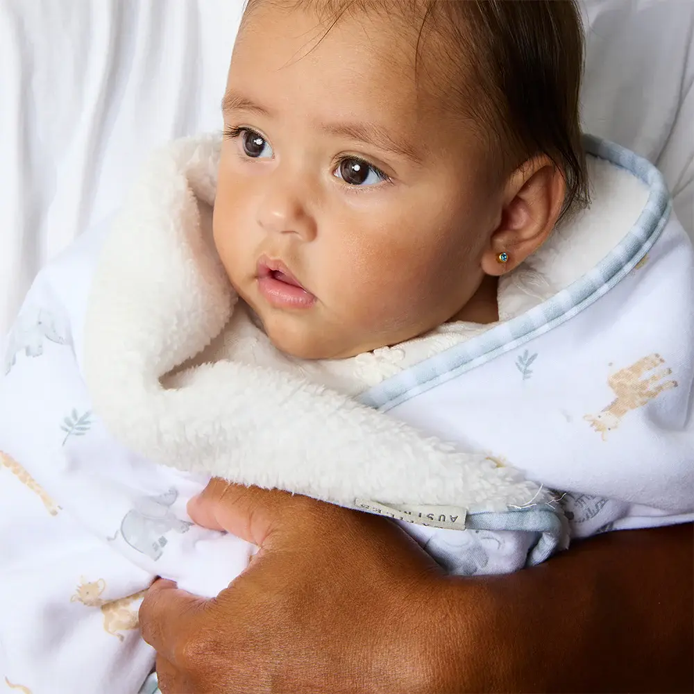 Living Textiles Living Textiles Sherpa Pram Blanket - Roam & Roar