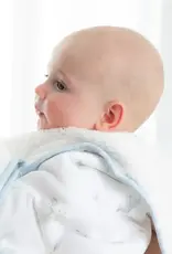 Living Textiles Living Textiles Sherpa Pram Blanket - Elephant Playtime