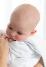 Living Textiles Living Textiles Sherpa Pram Blanket - Elephant Playtime