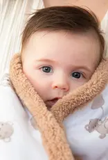 Living Textiles Living Textiles Sherpa Pram Blanket - Cuddly Bear