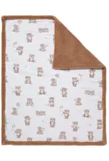 Living Textiles Living Textiles Sherpa Pram Blanket - Cuddly Bear