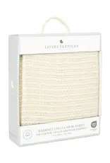 Living Textiles Living Textiles Cotton Cellular Blanket - Natural White