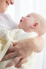 Living Textiles Living Textiles Cotton Cellular Blanket - Natural White