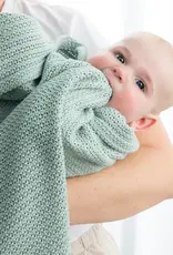 Living Textiles Living Textiles Cotton Cellular Blanket - Sage