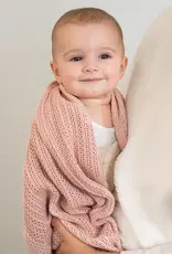 Living Textiles Living Textiles Cotton Cellular Blanket - Dusty Pink