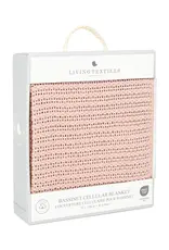 Living Textiles Living Textiles Cotton Cellular Blanket - Dusty Pink
