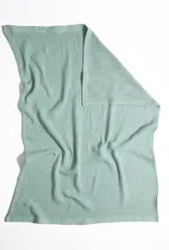 Living Textiles Living Textiles Cotton Cellular Blanket - Sage