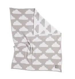 Living Textiles Living Textiles Chenille Blanket - Grey Clouds