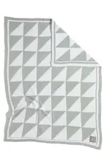 Living Textiles Living Textiles Chenille Blanket - Sage Triangle