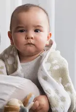 Living Textiles Living Textiles Chenille Blanket - Sun Flower/Taupe