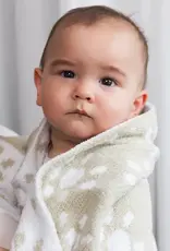 Living Textiles Living Textiles Chenille Blanket - Sun Flower/Taupe