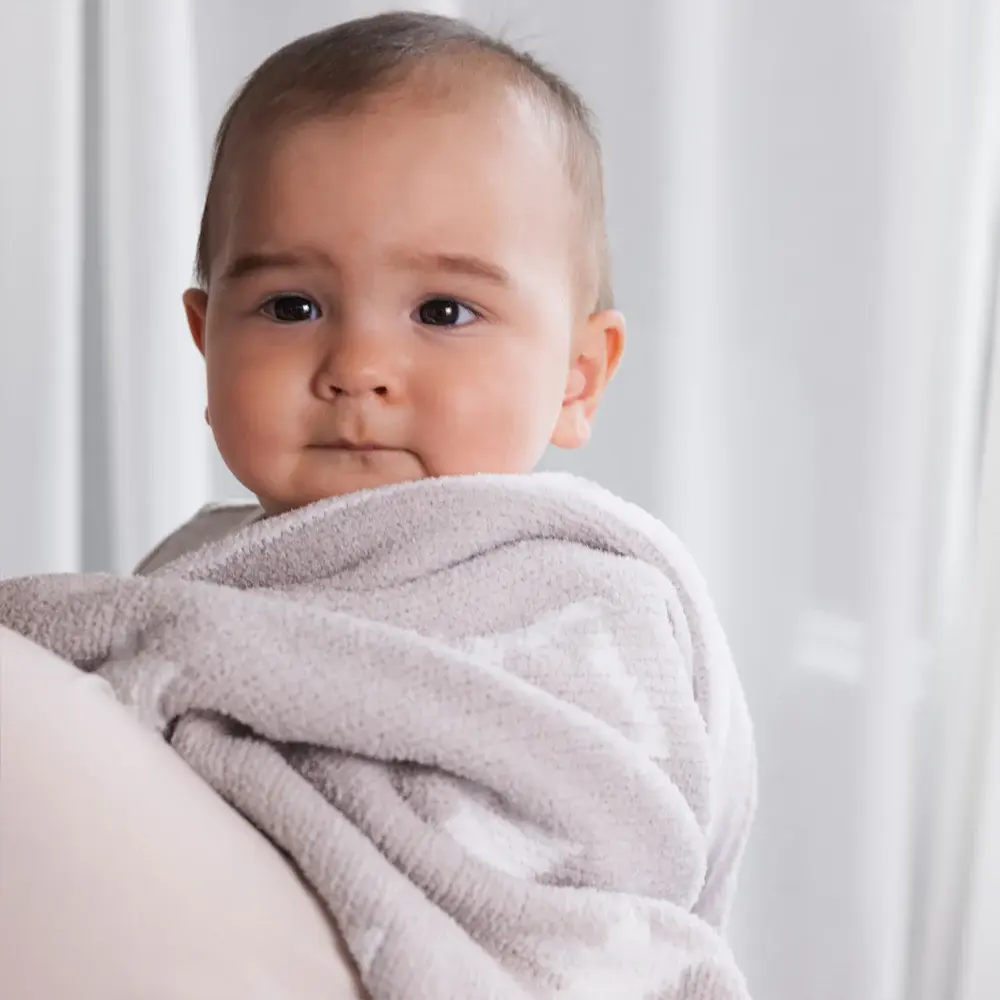 Living Textiles Living Textiles Chenille Blanket - Galaxy/Grey