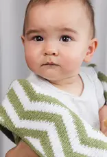 Living Textiles Living Textiles Chenille Blanket - Chevron/Sage