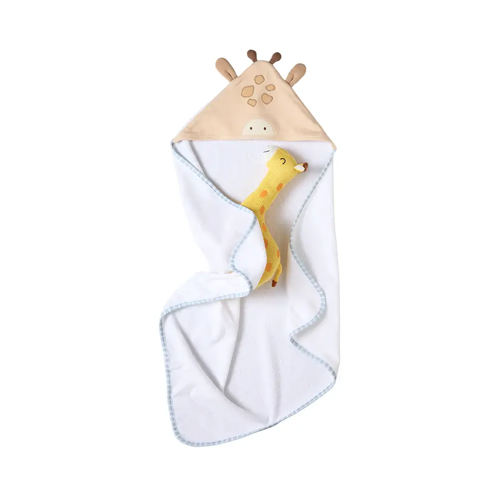 Living Textiles Living Textiles Organic Hooded Towel - Roam & Roar