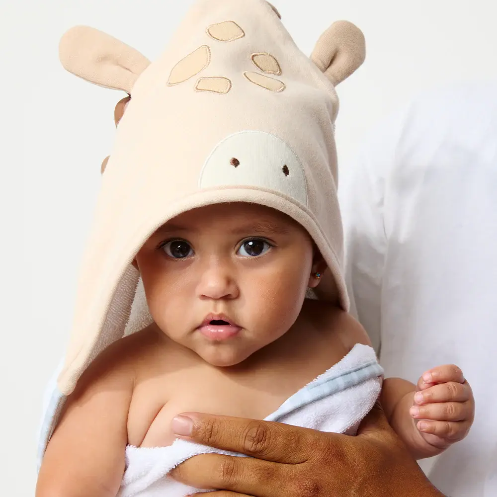 Living Textiles Living Textiles Organic Hooded Towel - Roam & Roar