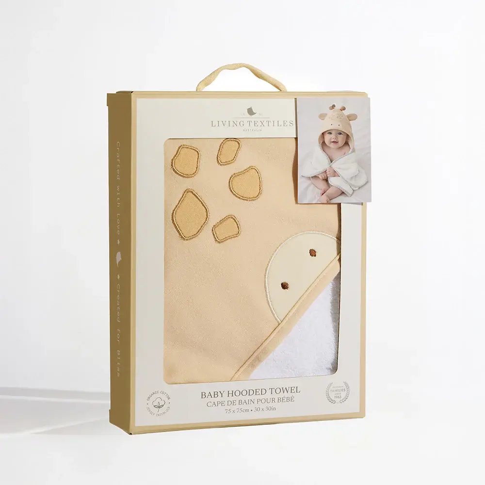 Living Textiles Living Textiles Organic Hooded Towel - Roam & Roar