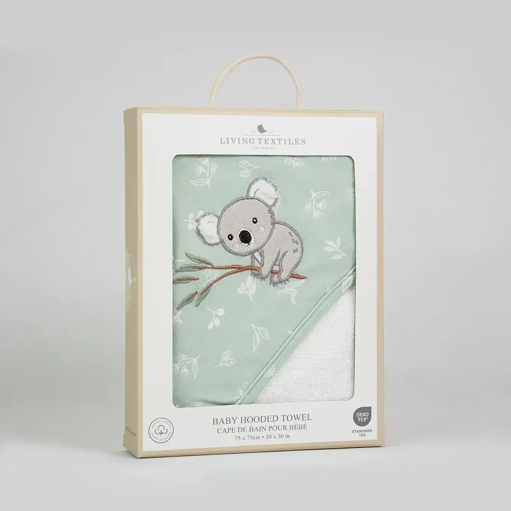 Living Textiles Living Textiles Organic Hooded Towel - Australiana