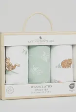 Living Textiles Living Textiles 3 Pack Organic Wash Cloths - Australiana