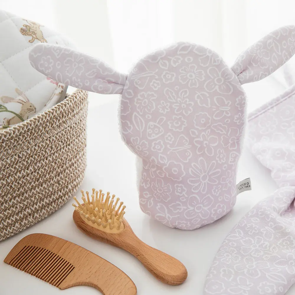 Living Textiles Living Textiles Organic Bath Mitt - Whimsical Wonderland