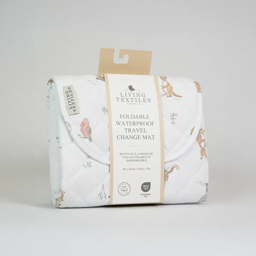 Living Textiles Living Textiles Foldable Waterproof Travel Change Mat - Australiana