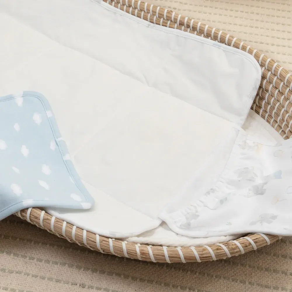 Living Textiles Living Textiles Foldable Waterproof Travel Change Mat - Elephant Playtime