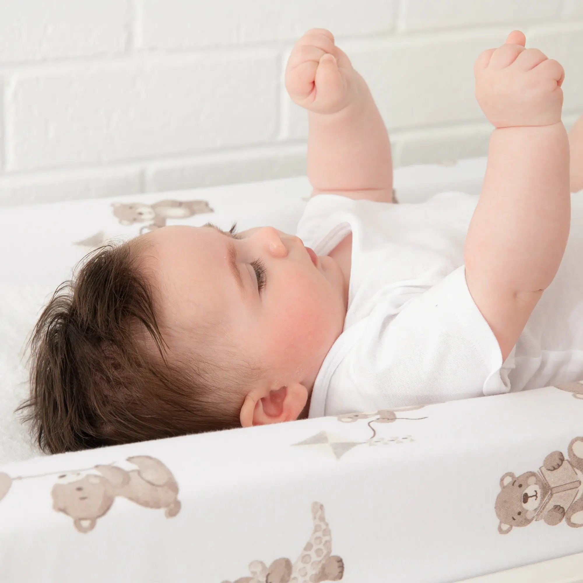 Living Textiles Living Textiles Organic Change Mat Cover - Cuddly Bear