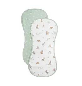 Living Textiles Living Textiles 2 Pack Organic Burp Cloths - Australiana