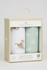 Living Textiles Living Textiles 2 Pack Organic Burp Cloths - Australiana