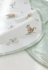 Living Textiles Living Textiles 2 Pack Organic Burp Cloths - Australiana