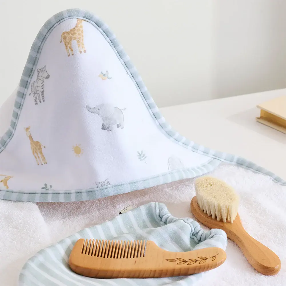 Living Textiles Living Textiles 4pc Baby Bath Gift Set - Roam & Roar