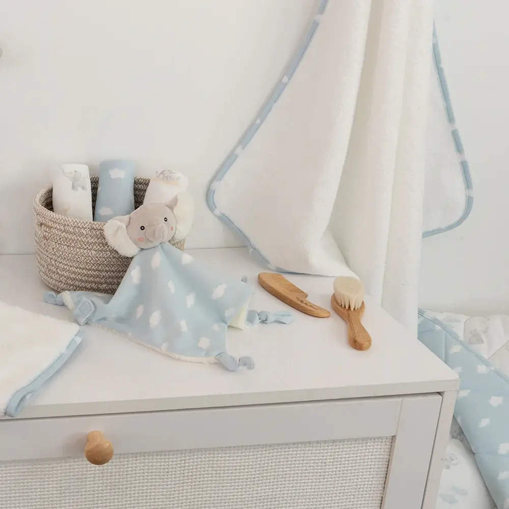 Living Textiles Living Textiles Security Blanket - Elephant Playtime