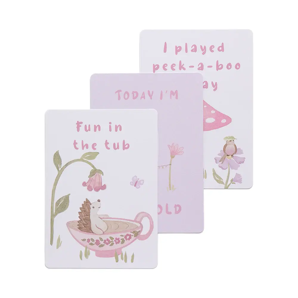 Living Textiles Living Textiles Milestone Cards - Whimsical Wonderland