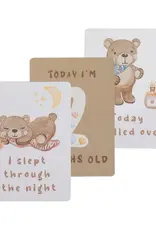 Living Textiles Living Textiles Milestone Cards - Cuddly Bear