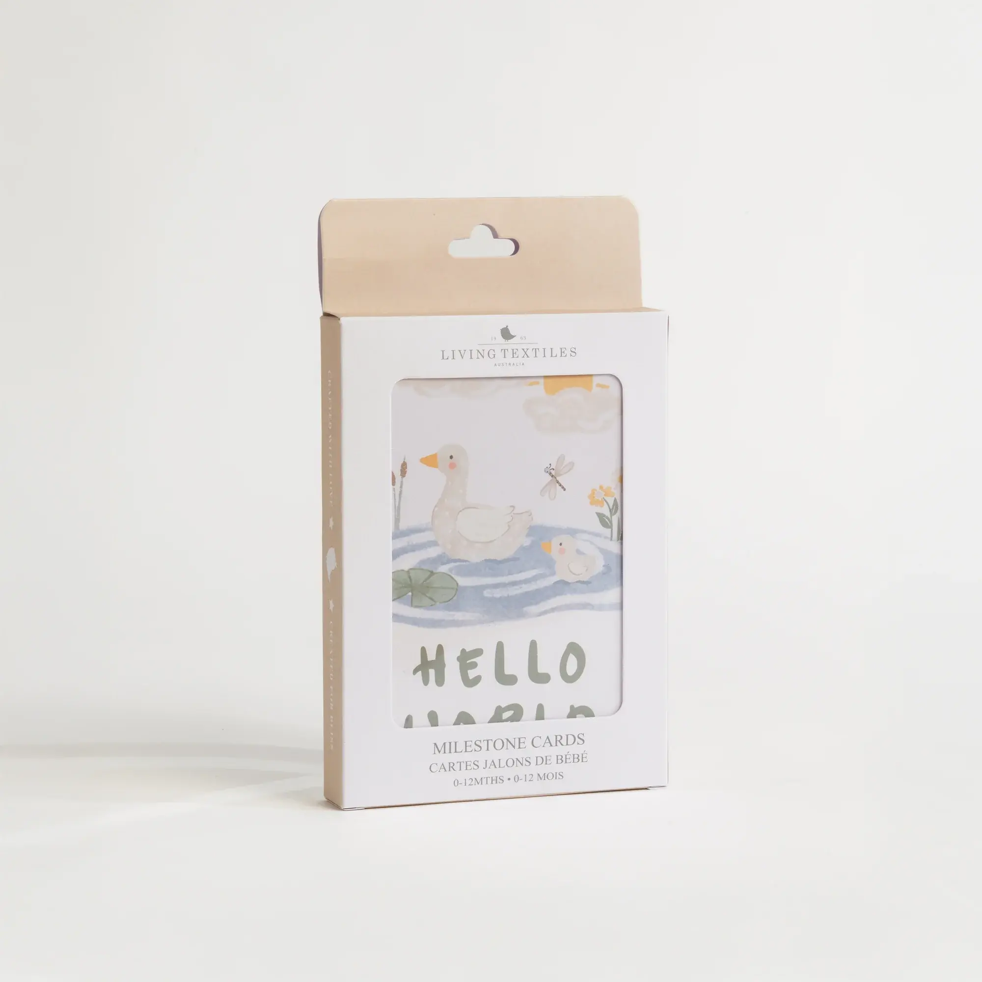 Living Textiles Living Textiles Milestone Cards - Goosey Goosey