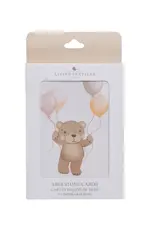 Living Textiles Living Textiles Milestone Cards - Cuddly Bear