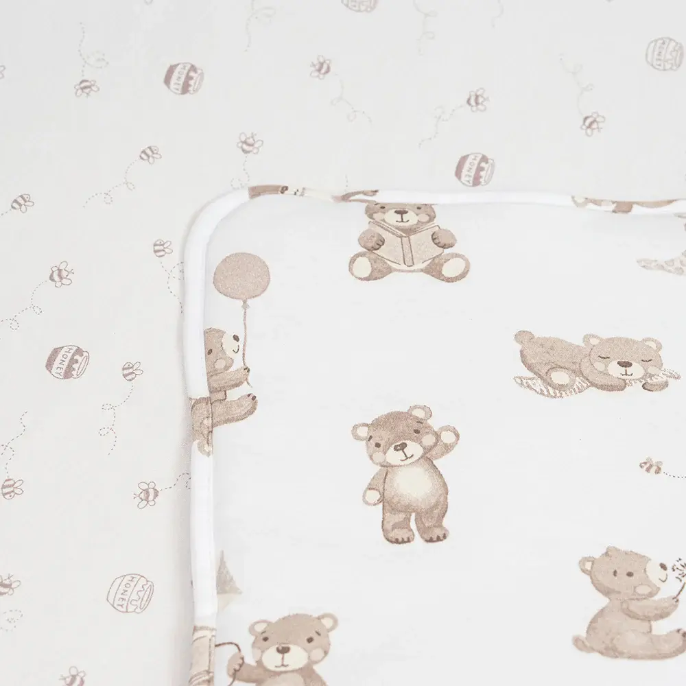 Living Textiles Living Textiles Deluxe Nap Mat - Cuddly Bear
