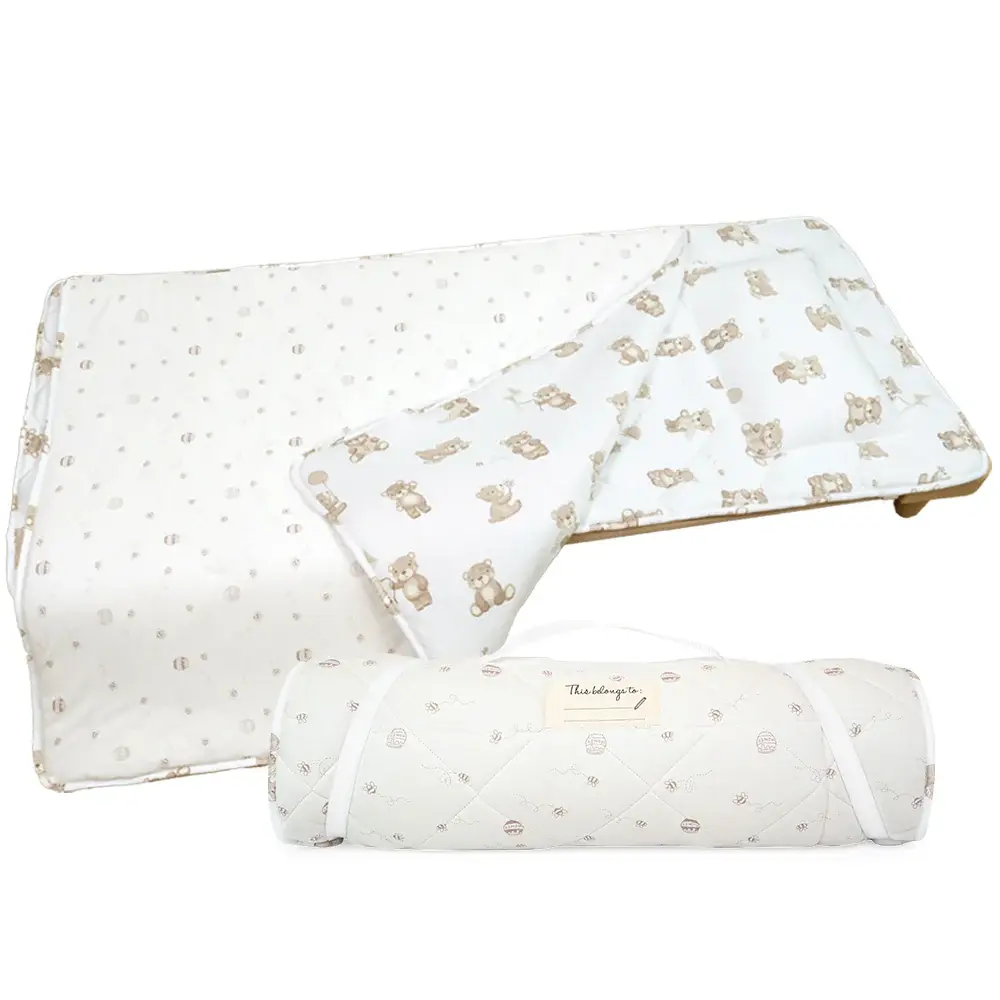 Living Textiles Living Textiles Deluxe Nap Mat - Cuddly Bear